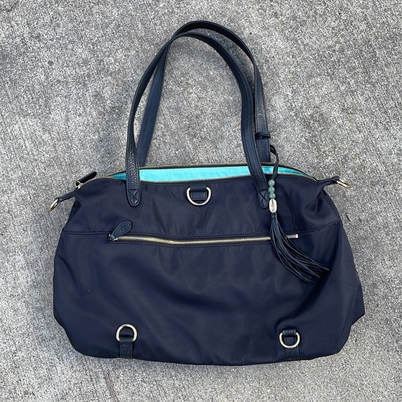 Lily Jade Nylon (black) Jennifer diaper bag or work bag - Picture 2 of 16